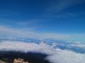 Du haut du Teide, La Palma au loin.