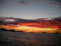 levé de soleil sur la baie de Rio